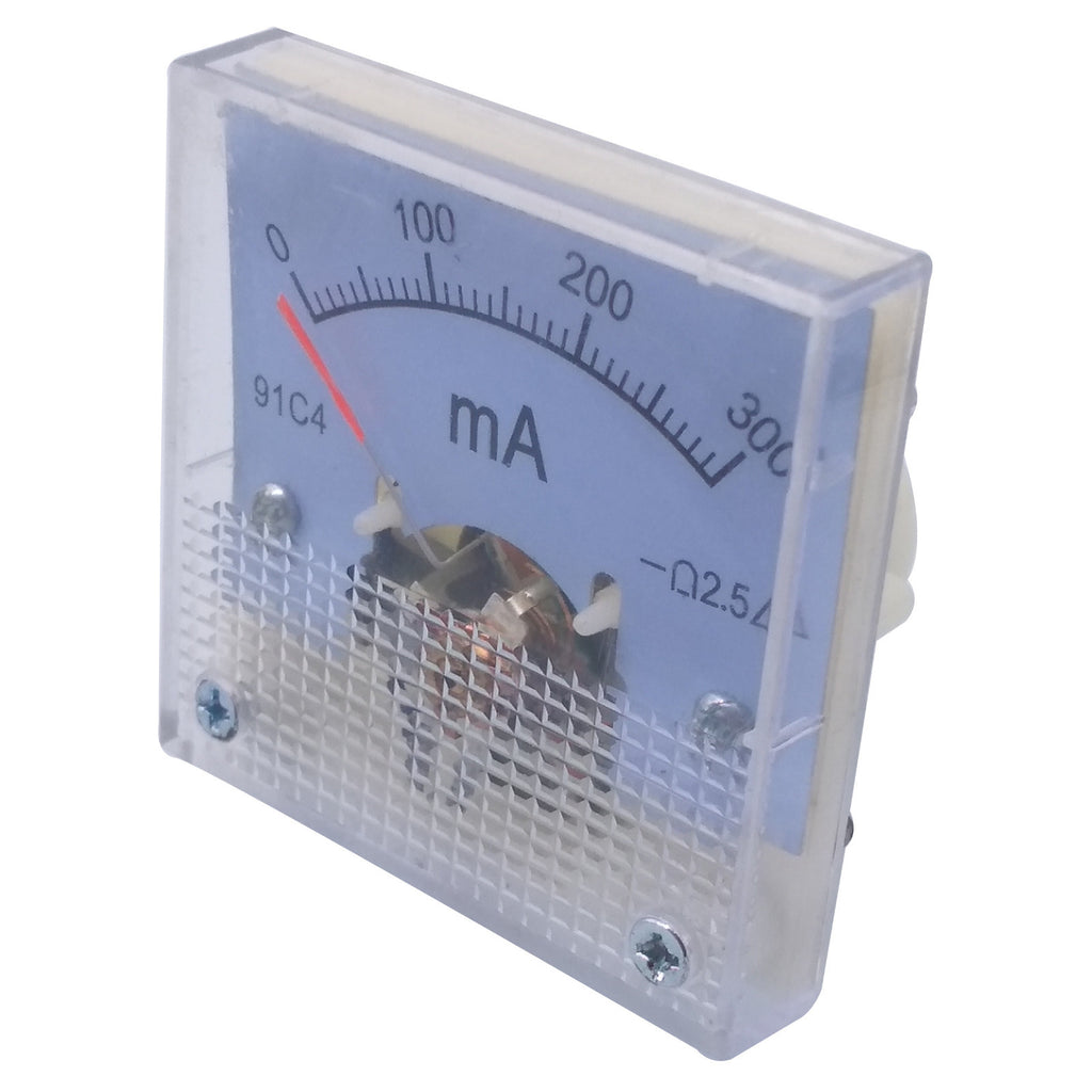 US Stock DC 0 ~ 300mA Analog AMP Current Pointer Needle Panel Meter Ammeter 91C4