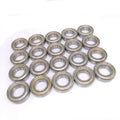 20pcs 6902zz 15X28X7mm Metal Sealed Shield Ball Bearing
