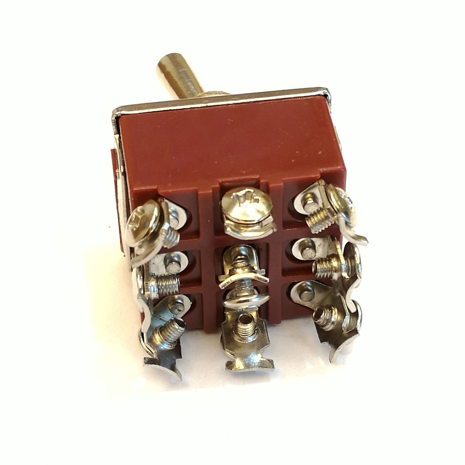 3PDT 3 Position 9 Screw PIN Terminals Toggle Switch AC380V 10A E-TEN303
