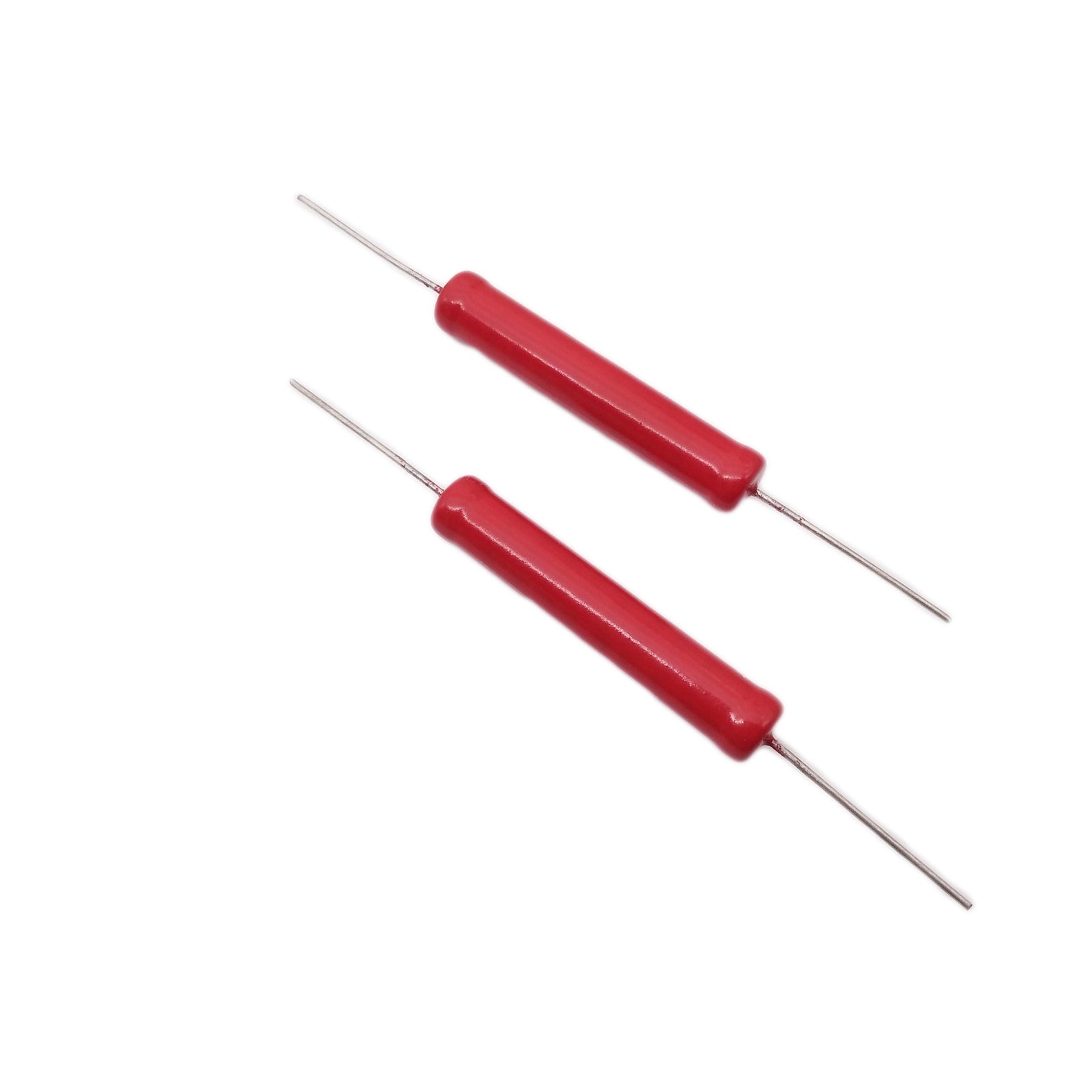 2pcs 5W Watts 10KV High Voltage Glass Glaze Resistors 100M ohm