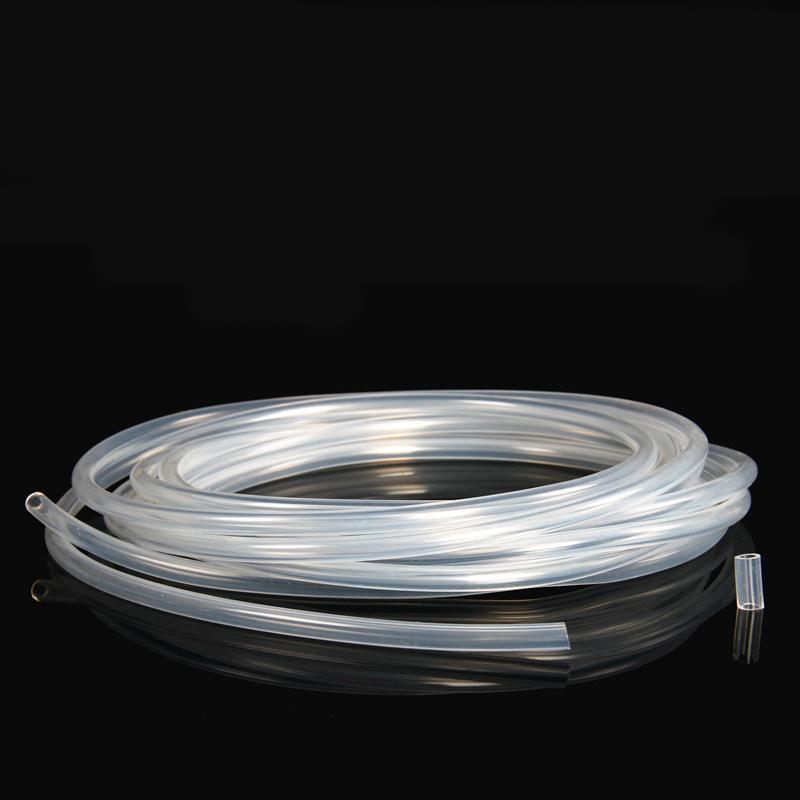 50ft OD 4mm ±10% ID 2mm ±10% Silicone Food Grade Rubber Tube Hose Pipe