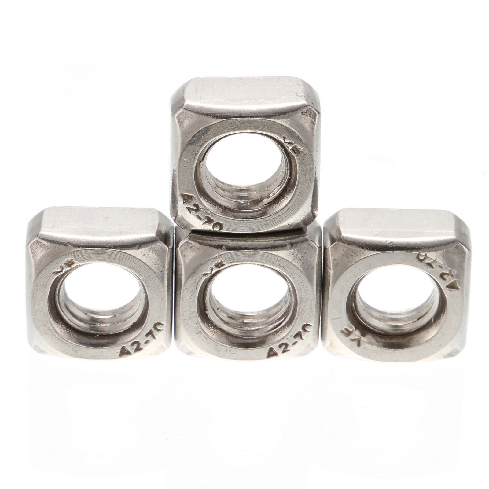 US Stock 20x M6 6mm Stainless Steel A2 Square Nuts For Metric Screws Bolt DIN557