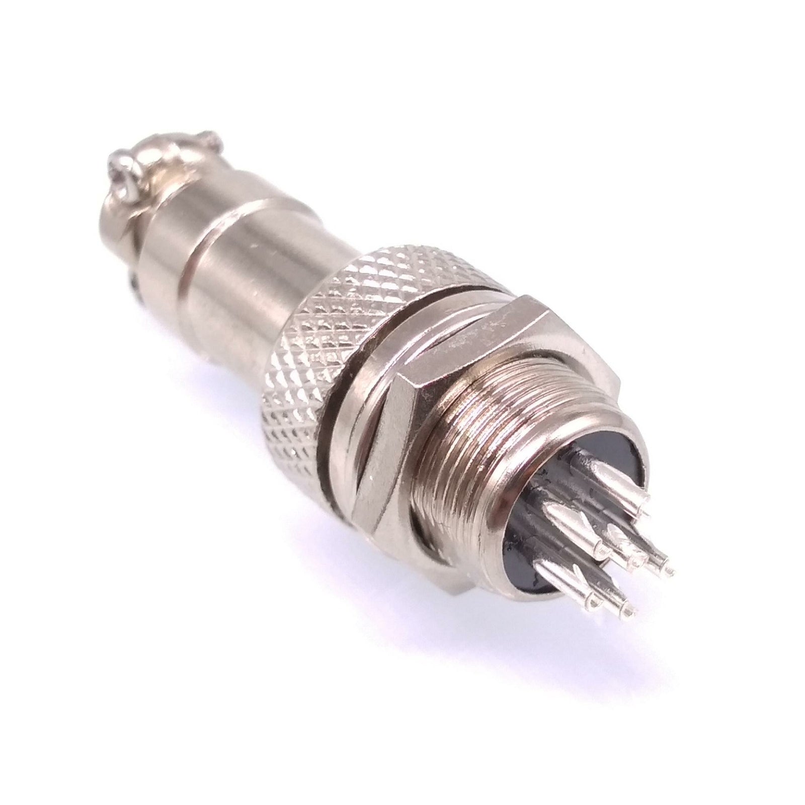 AU Stock 5Set GX12 6Pin 12mm Panel Mounting Metal Aviation Connector Plug Socket