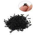 100pcs Black Self Tapping Screw Phillips Pan Head Small Micro M2 x 8mm