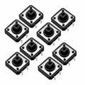 10pcs Panel Current PCB DIP Tactile 4-Pin Push Button Switch 12x12x7.3mm