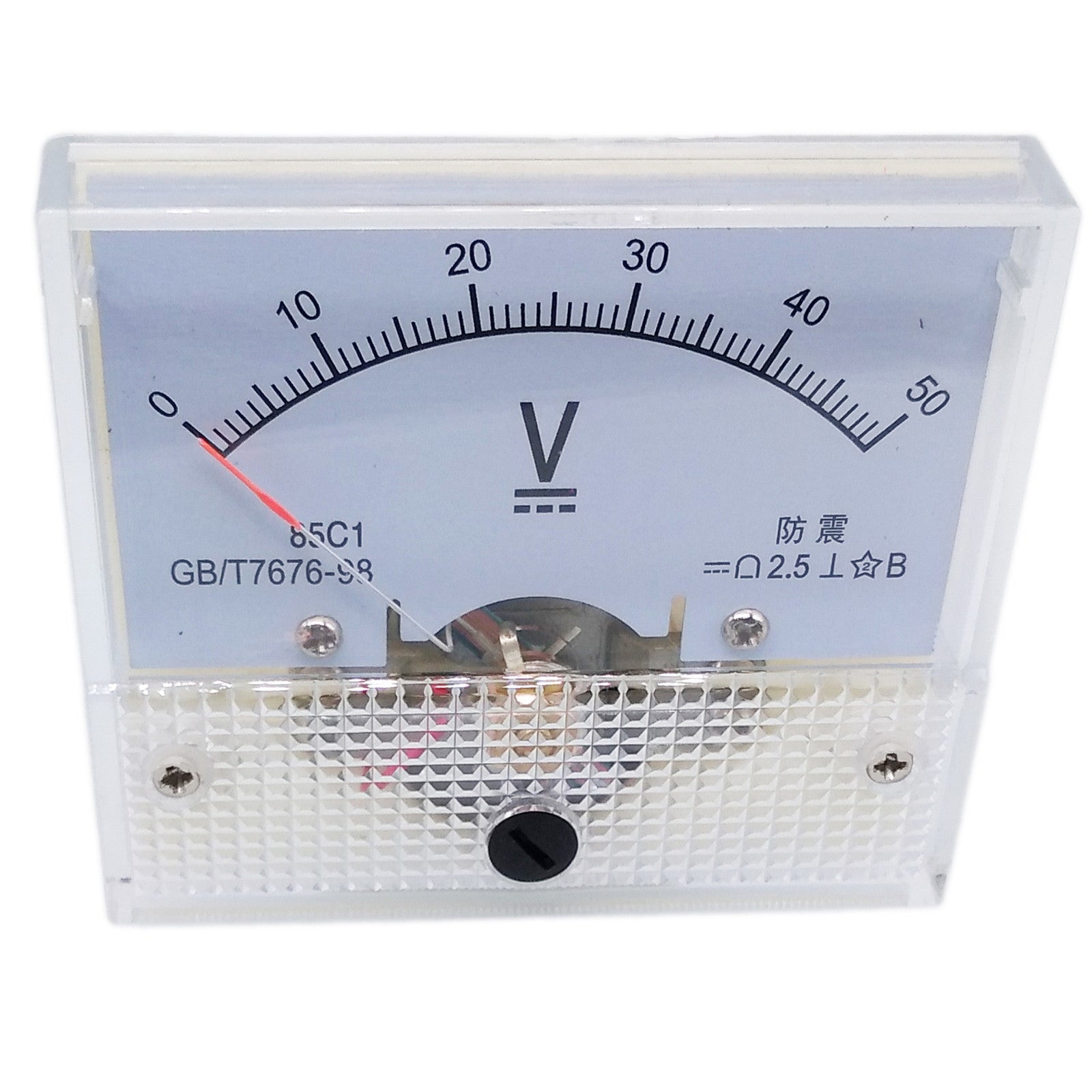 US Stock Analog Panel Volt Voltage Meter Voltmeter Gauge 85C1 0-50V DC