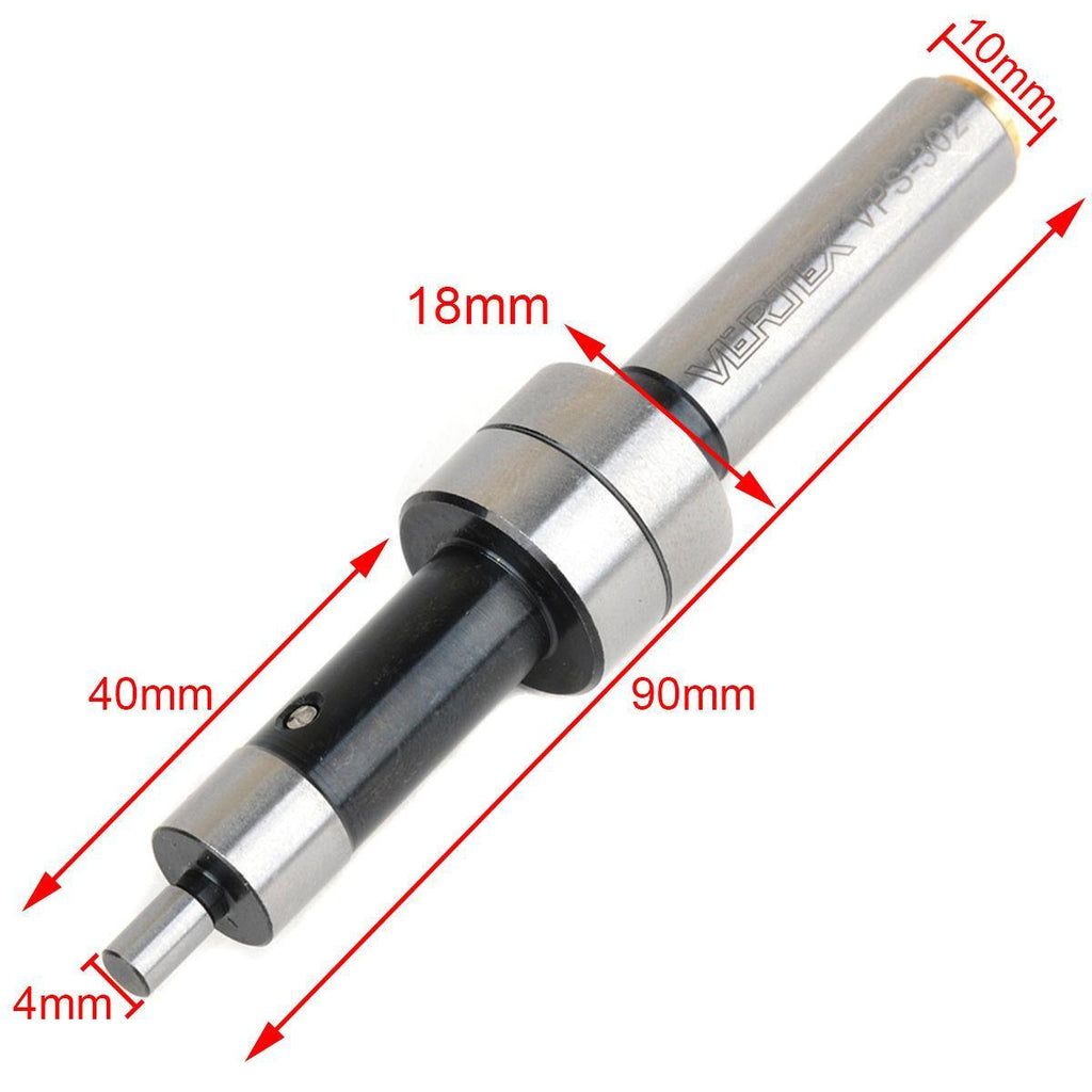 US Stock HSS Edge Finder Shank 10mm Tip 4mm for CNC Machine Milling 90mm x 18mm