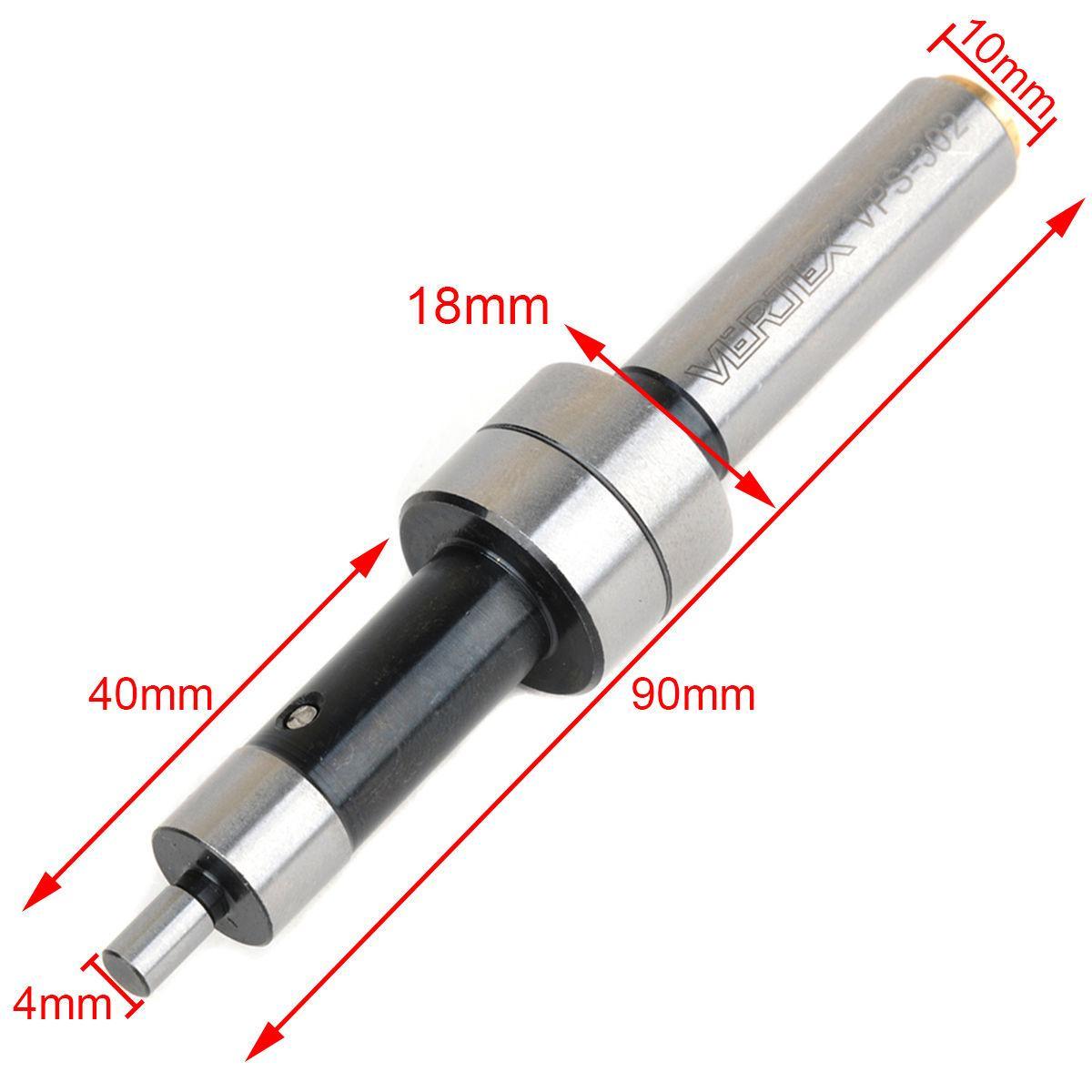 US Stock HSS Edge Finder Shank 10mm Tip 4mm for CNC Machine Milling 90mm x 18mm