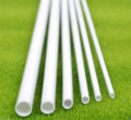 10x OD 4mm ±10% x 250mm ABS Styrene Plastic Round Tube Pipe Diameter White