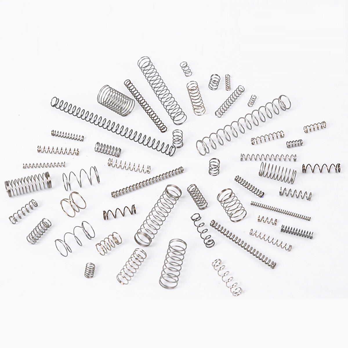 10x Wire Dia 0.2mm Compression Pressure Spring OD 1.5mm L 5mm Stainless Steel A2