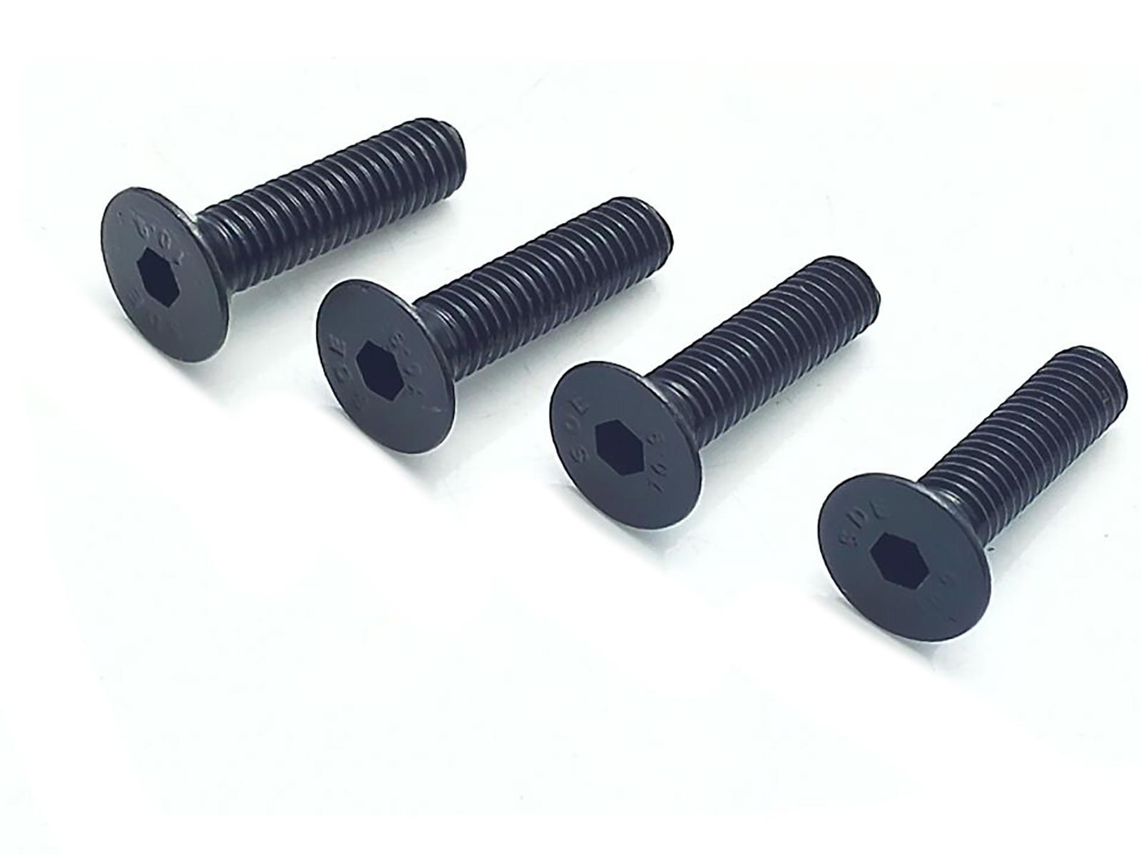 US Stock 50x M5 x 20mm Grade 10.9 Flat Countersunk Hex Socket Bolts Screws Black