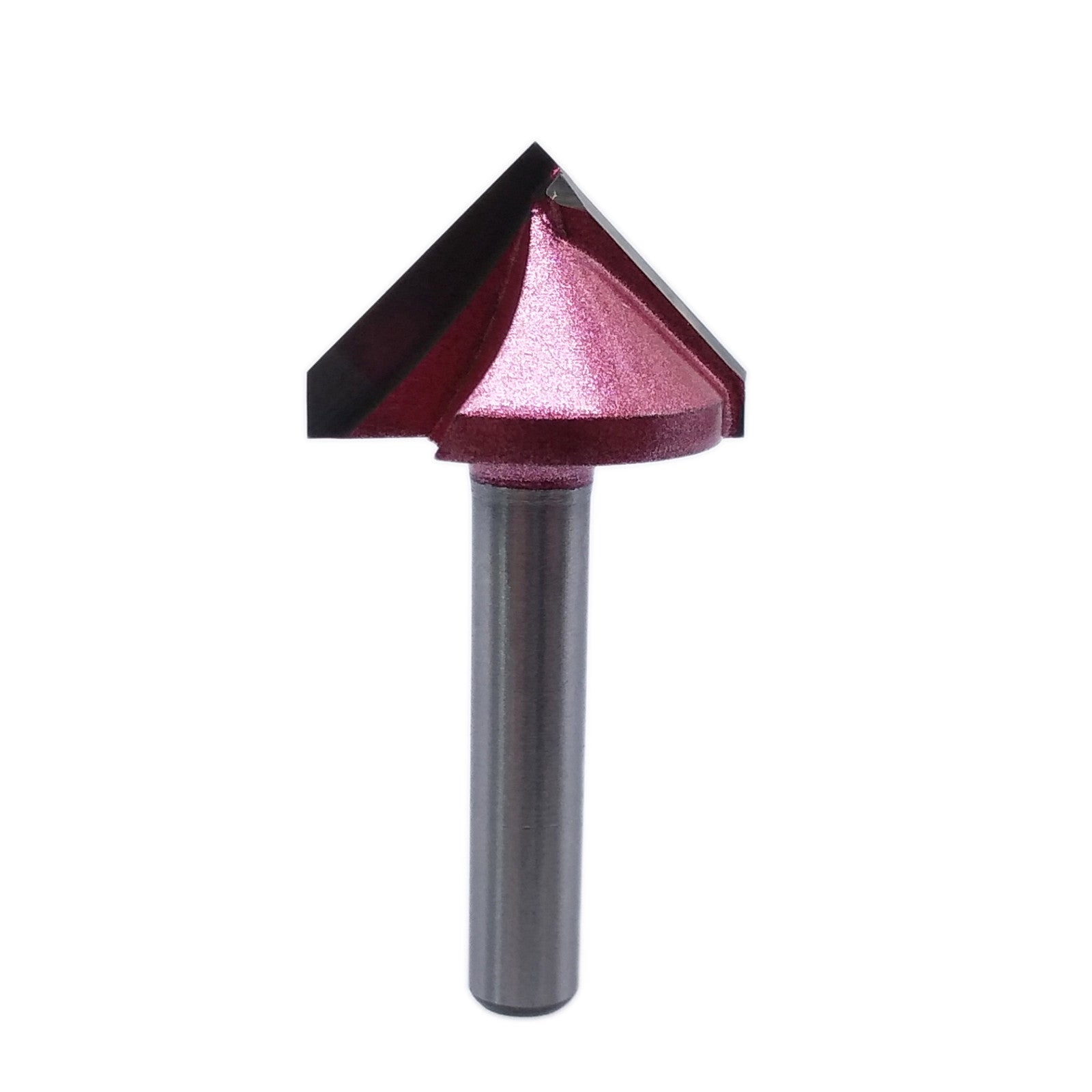 US Stock 3D 90 Degree Router End Mill CNC Engraving V Groove Bit 6x22mm 2V62290