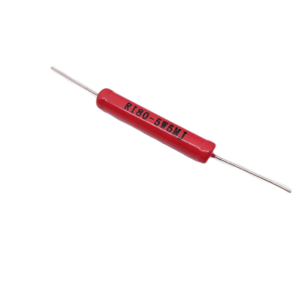 US Stock 2pcs 5W Watts 10KV High Voltage Glass Glaze Resistors 5M ohm