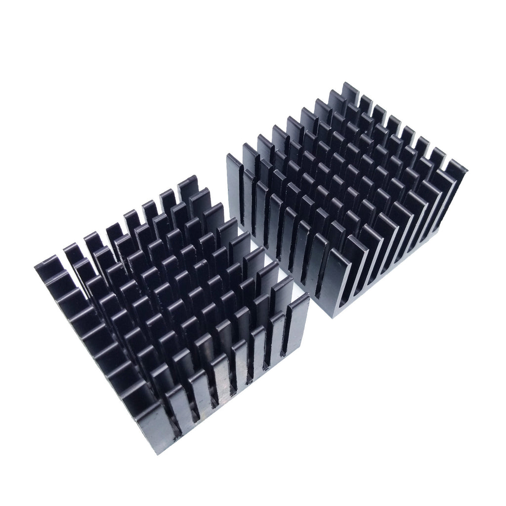 US Stock 10pcs 37 x 37 x 24mm Heat Sink Cooling Aluminum Heatsink CPU IC LED