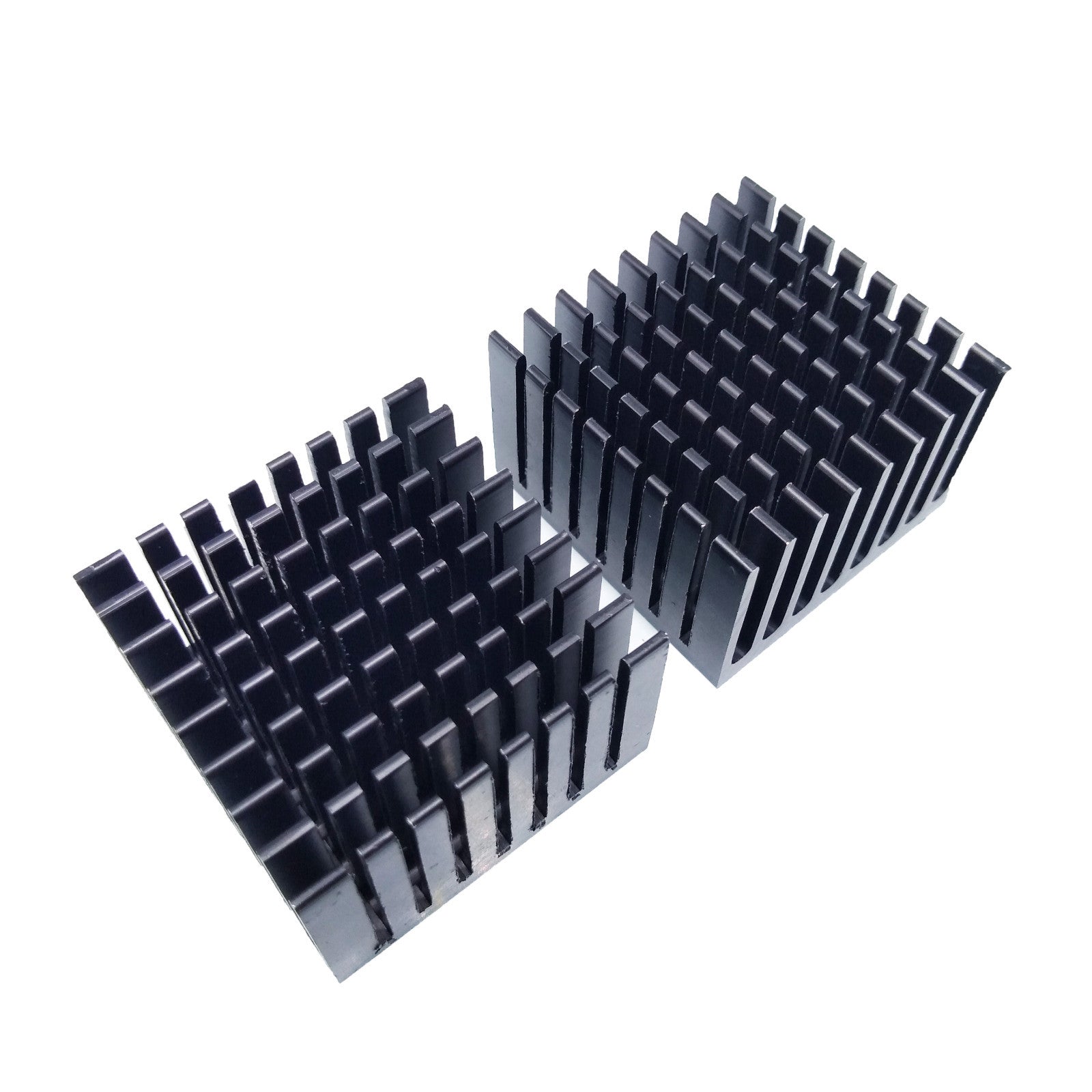 US Stock 10pcs 37 x 37 x 24mm Heat Sink Cooling Aluminum Heatsink CPU IC LED