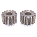 2pcs 1 Mod 15T Spur Gear 45# Steel Motor Pinion Gear Thickness 10mm