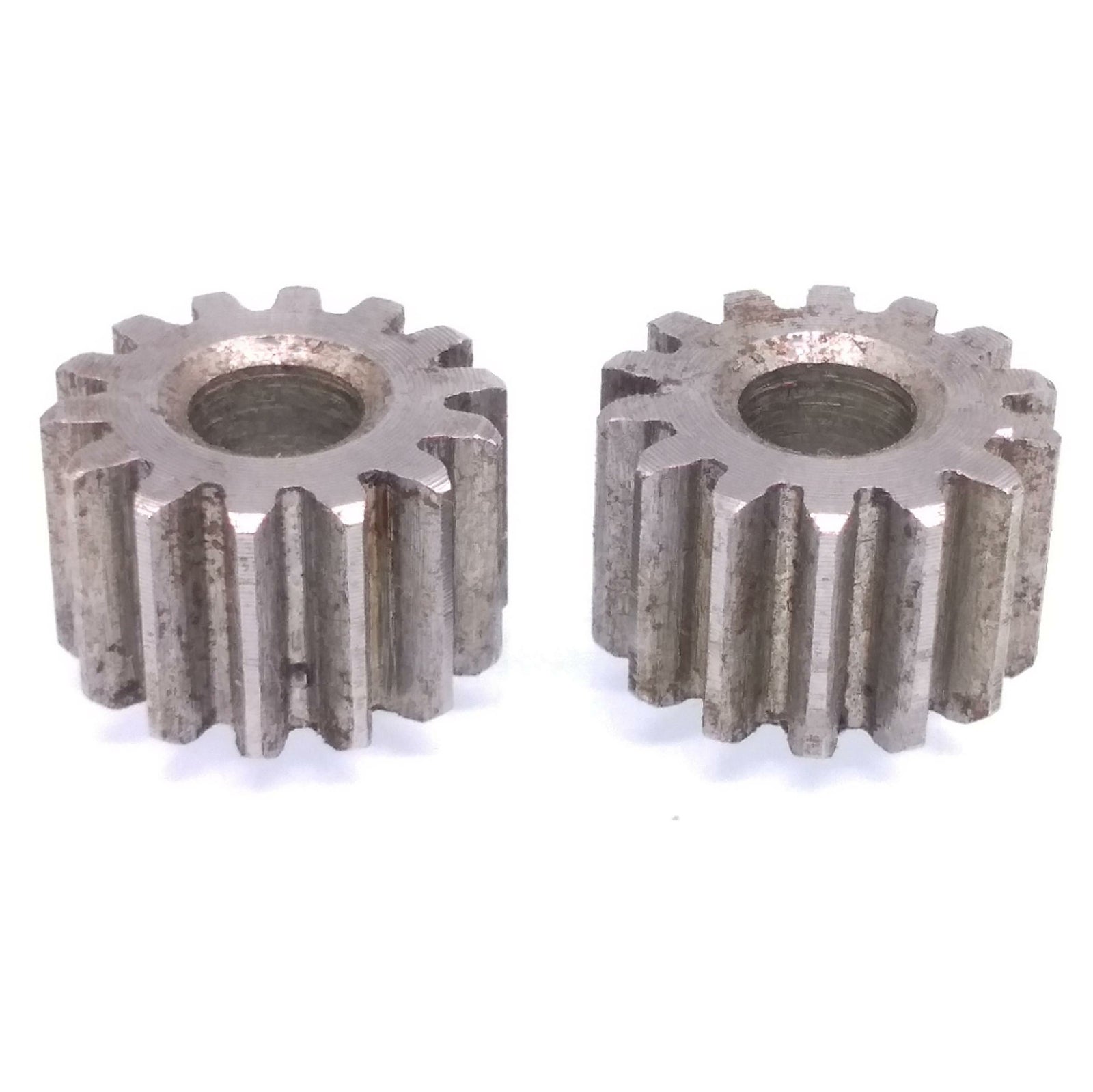 2pcs 1 Mod 15T Spur Gear 45# Steel Motor Pinion Gear Thickness 10mm