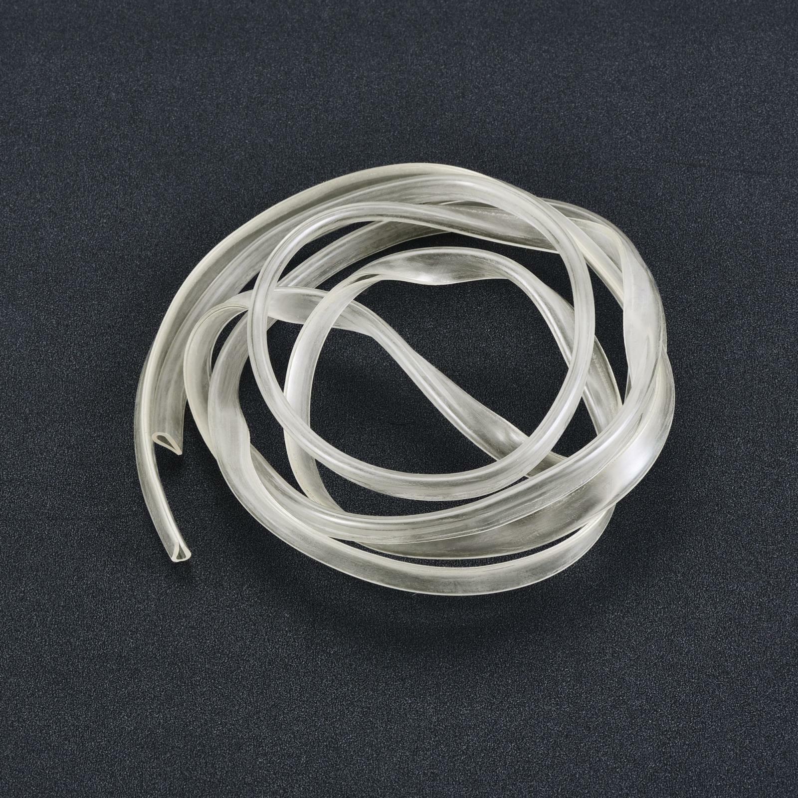 Trim Seal, PVC U-Seal Channel Edge Protector Sheet, Fits 0.5-2mm Edge 1Meter