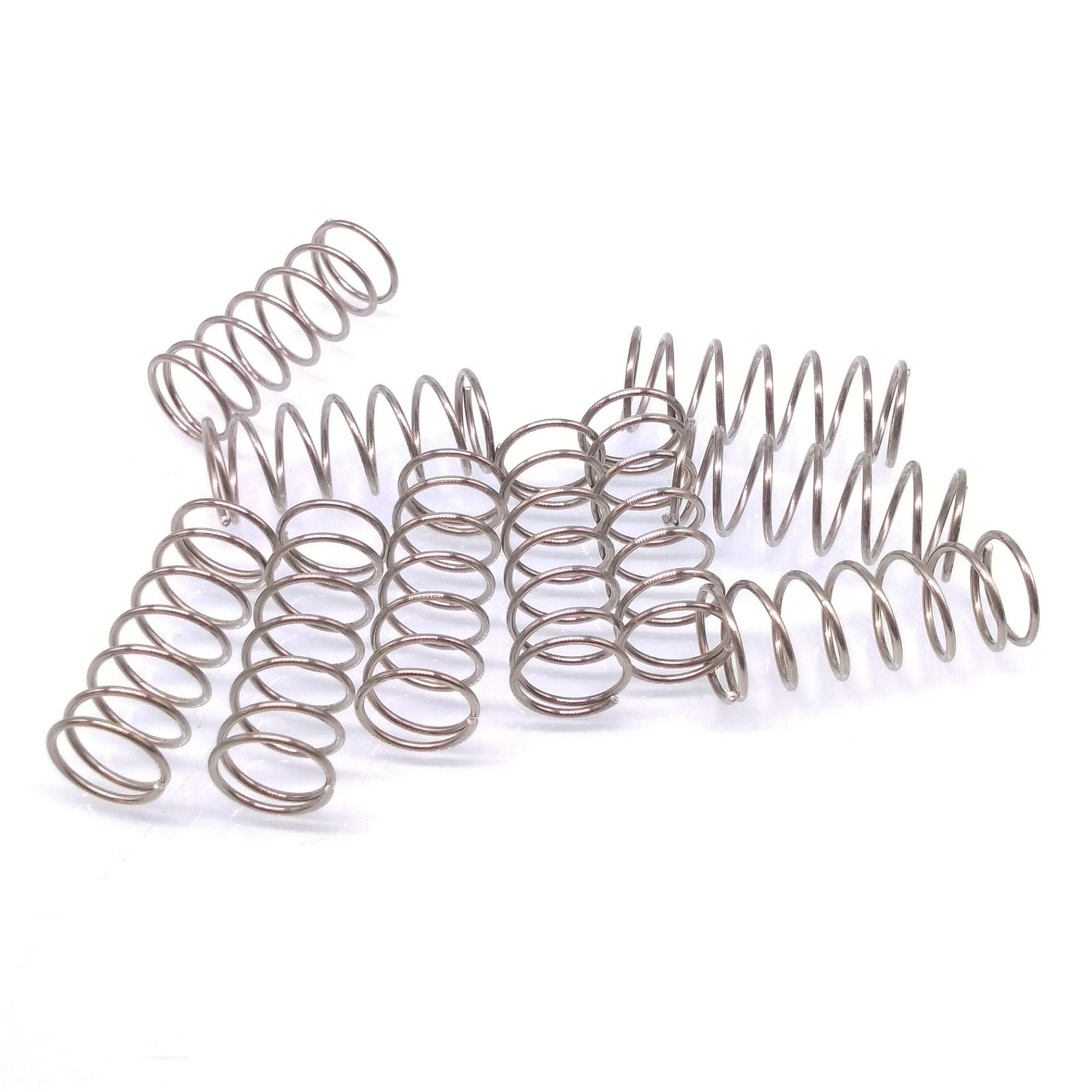 10pcs 0.8mm x 8mm x 20mm Stainless Steel Compression Spring Pressure Spring
