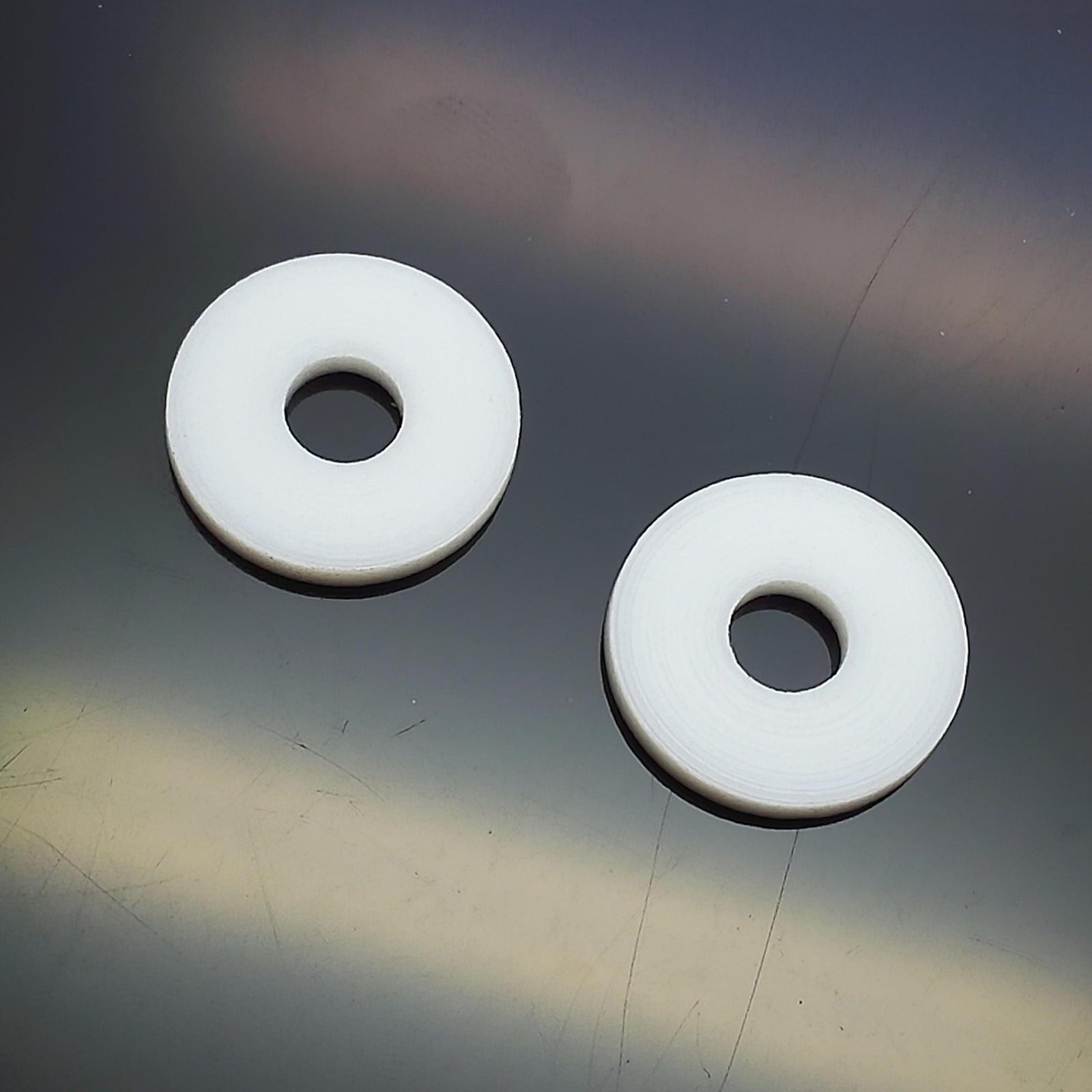 25pcs New Polytetrafluoroethylene PTFE Washer Gasket 6mm x 18mm x 2mm