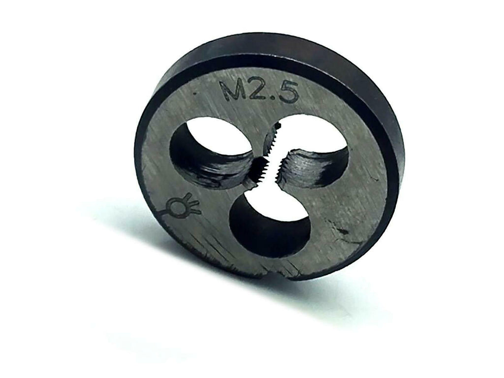 HSS M2.5 x 0.45mm Taper & Plug Tap & M2.5 x 0.45mm Die Metric Thread Right Hand