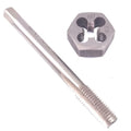 US Stock HSS M7 x 1mm Tap & M7 x 1mm Hexagon Die Metric Thread Right Hand Set