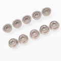 AU Stock 10x 1.5x4x2mm Bearing Steel Micro Flange Miniature Ball Bearing F681XZZ