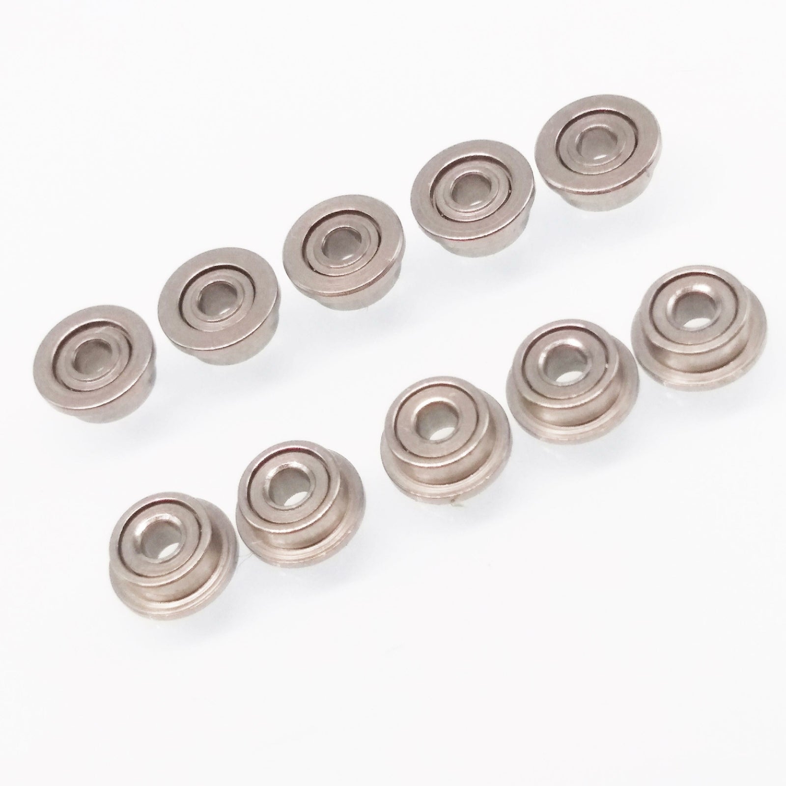 AU Stock 10x 1.5x4x2mm Bearing Steel Micro Flange Miniature Ball Bearing F681XZZ