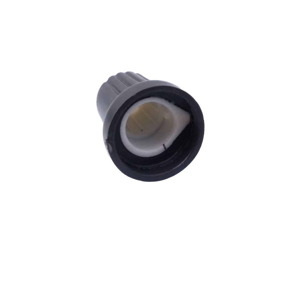 US Stock 20pcs Hi-Fi CD Volume Tone Control Potentiometer Knob 6mm Black White
