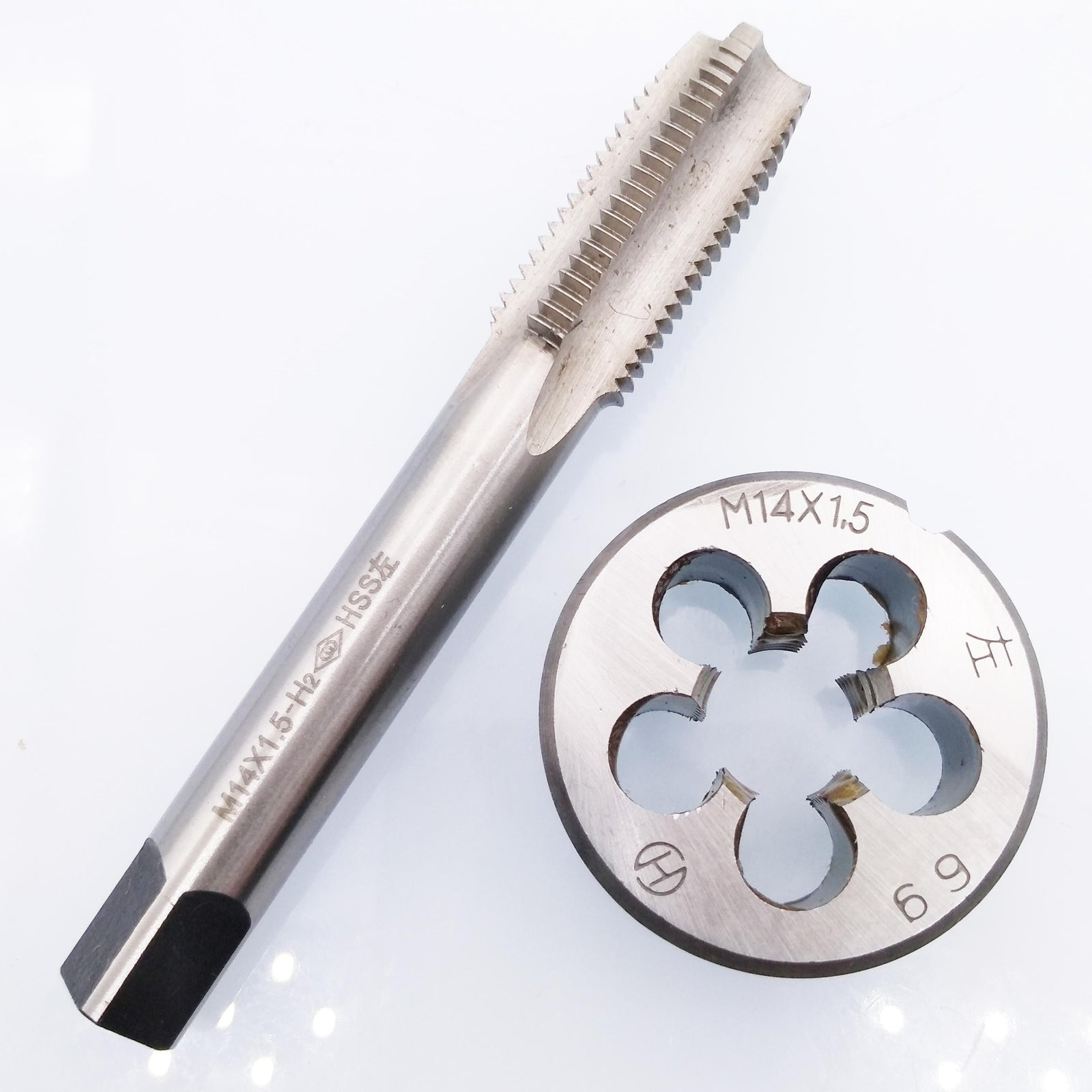 AU Stock  HSS M14 x 1.5mm Tap & M14 x 1.5mm Die Metric Thread Left Hand