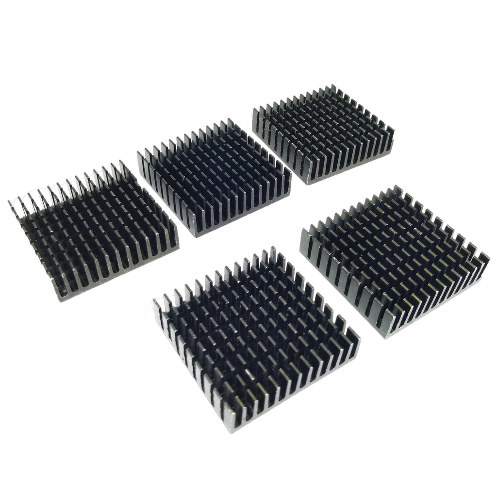 US Stock 10pcs 40 x 40 x 11mm Heat Sink Cooling Aluminum Heatsink CPU IC LED