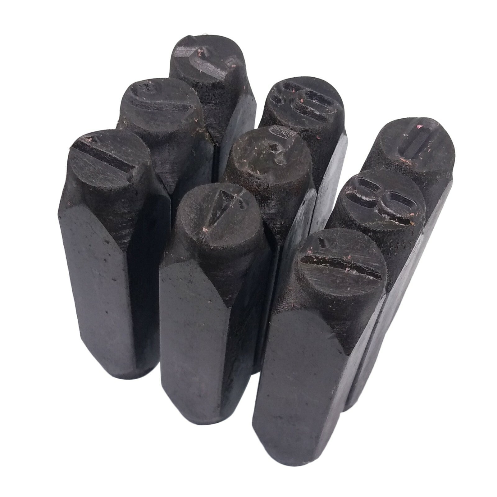 US Stock 36pcs 1/2" 12.5mm Letter & Number Stamp Punch Set Hardened Steel Metal
