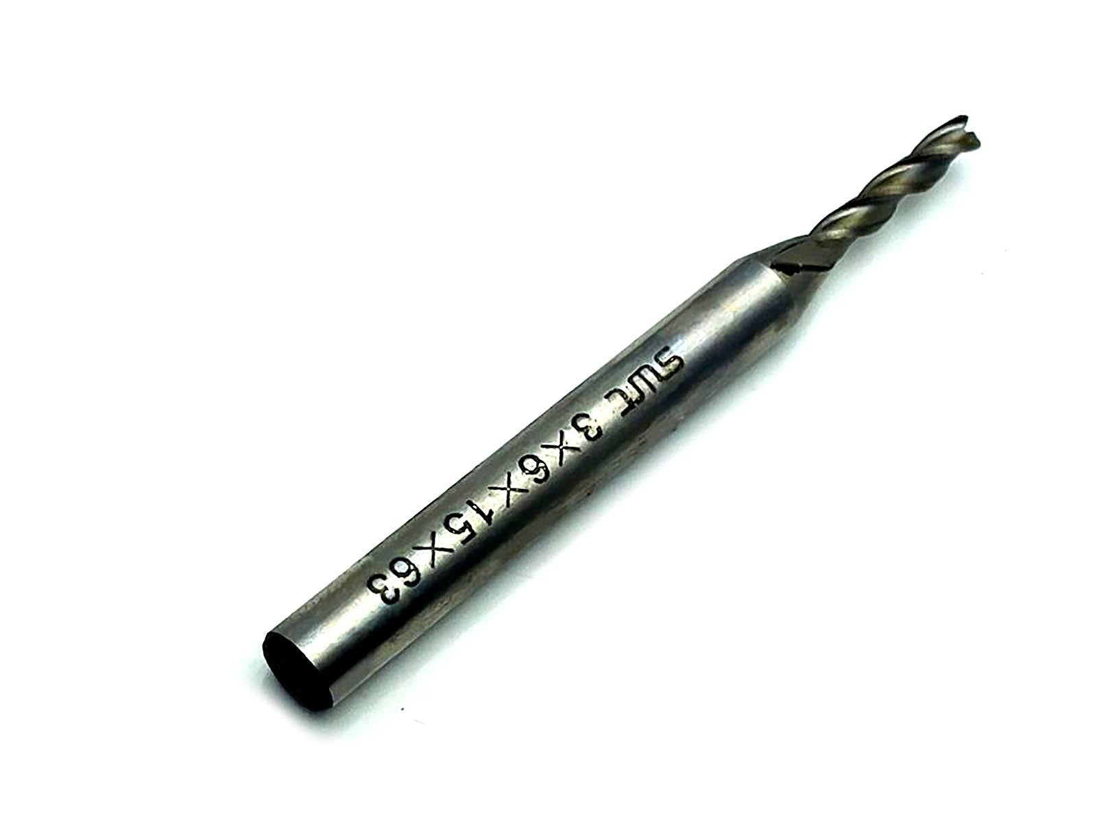 US Stock 3x Extra Long 3mm Three 3 Flute HSS & Aluminium End Mill Cutter CNC Bit