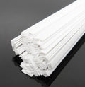 US Stock Pack of 10 ABS Styrene Plastic Flat Rectangular Bars 1*4mm 9.8" White