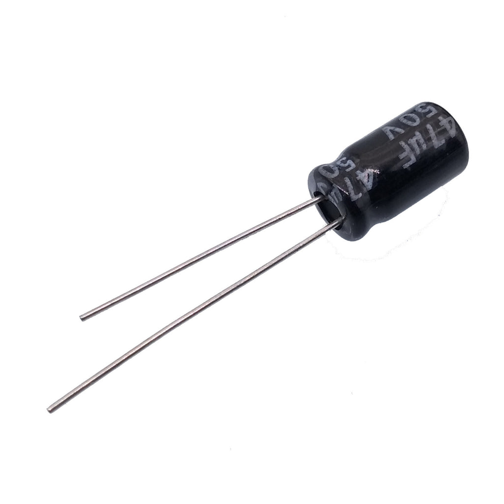 US Stock 50pcs Electrolytic Capacitors 47uF 47mfd 50V +105℃ Radial 6 x 11mm