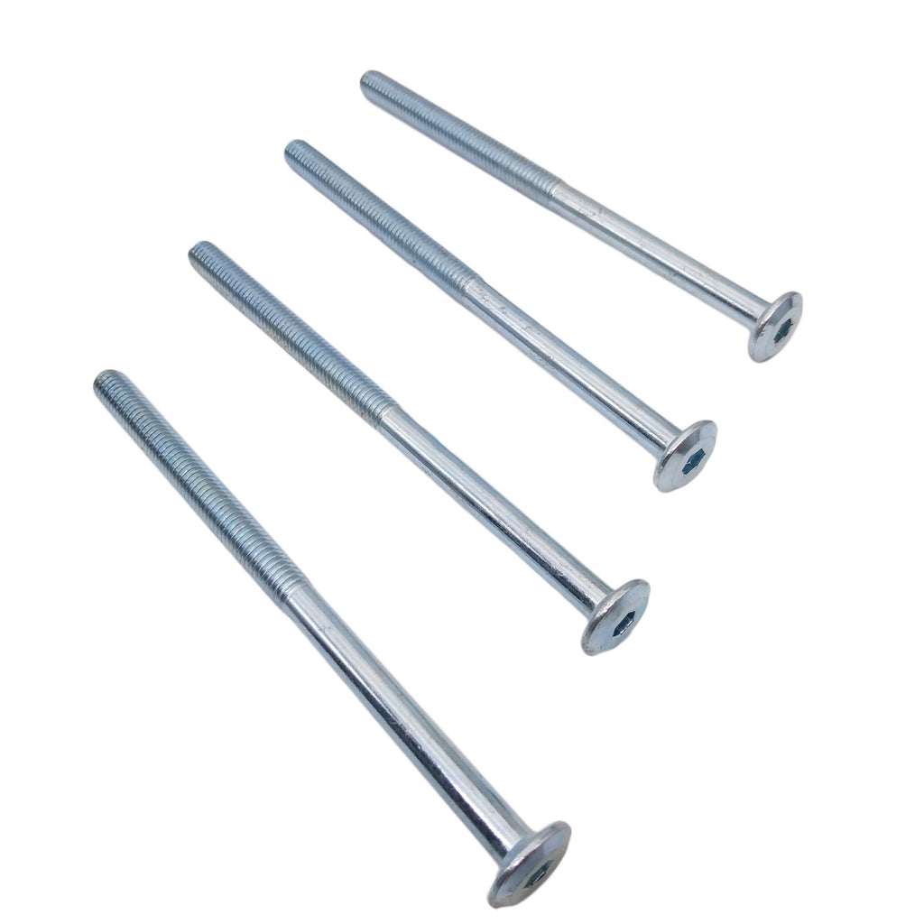 US Stock 10x M6x100mm Furniture SHCS Flat Round Socket Head Cap Screw Allen Bolt