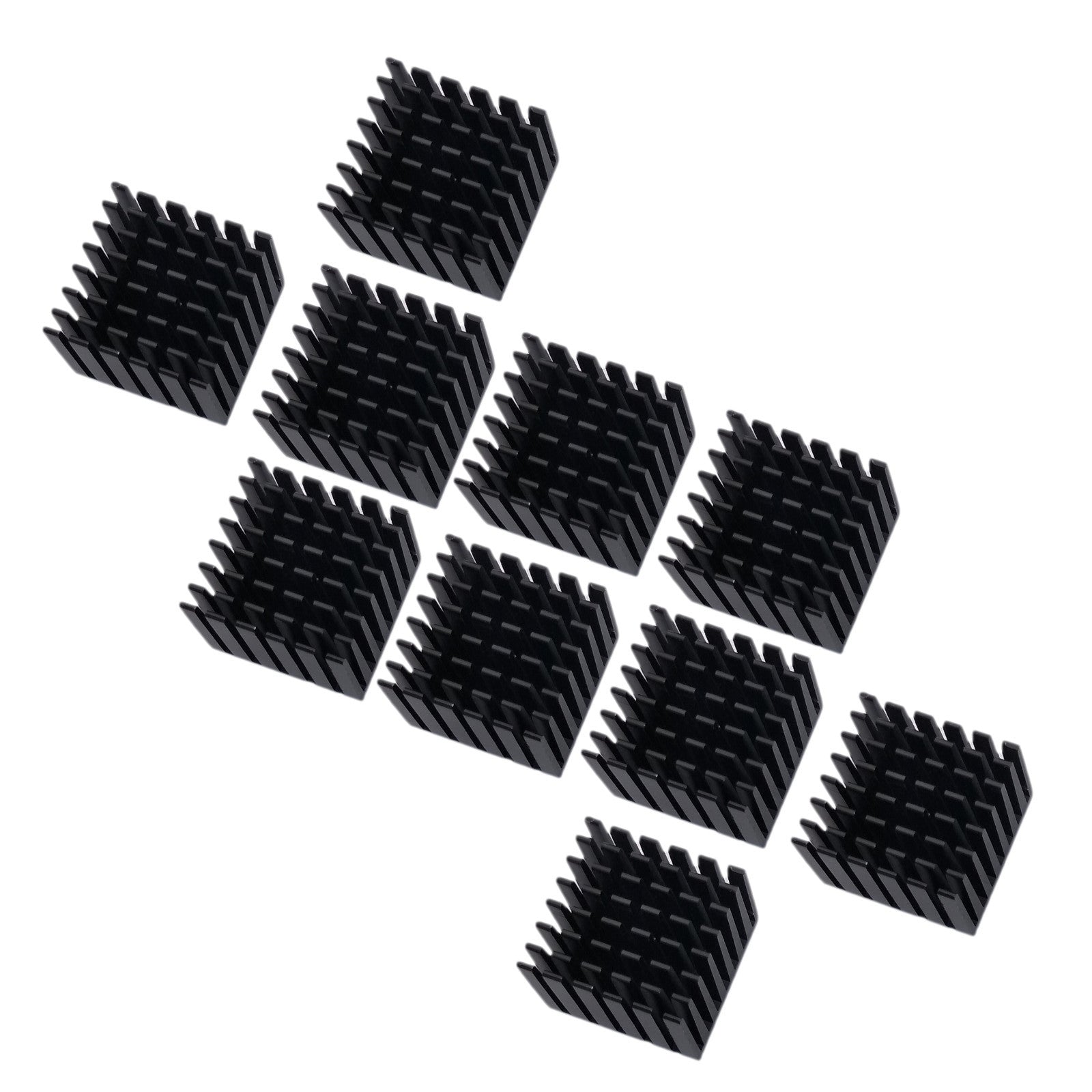 US Stock 10pcs 28 x 28 x 20mm Heat Sink Cooling Aluminum Heatsink CPU IC LED