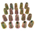 US Stock 20x M8 x 25mm Furniture Hex Drive Flat Head Nuts Screws For Wood Insert