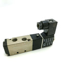 US Stock 4V110-06 DC 12V 5 Way 2 Position 1/8" Pneumatic Solenoid Valve 1/8 inch
