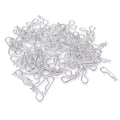 100pcs R Clip Stainless Steel Brake Pad Retaining Pin 1mm Diameter 16mm Length