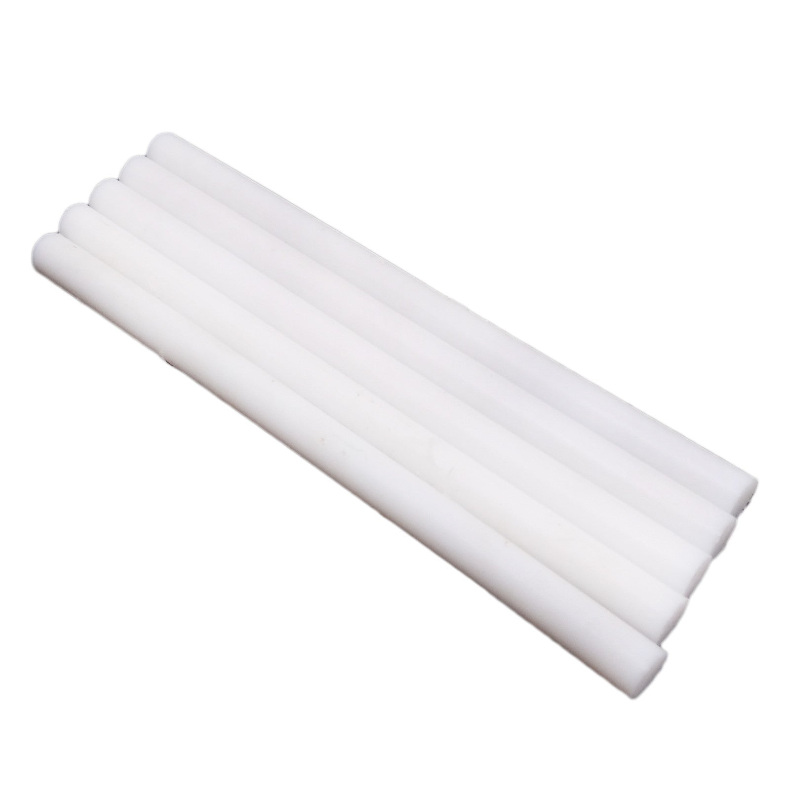 5pcs Dia 0.23622" (6mm) ±10% Length 4" (100mm) PTFE Round Rod Bar