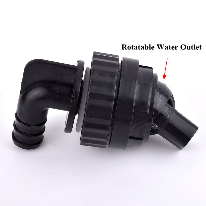 Fish Tank Rotating Water Outlet Overflow Area Water Outlet Fish Tank Nozzle 20mm