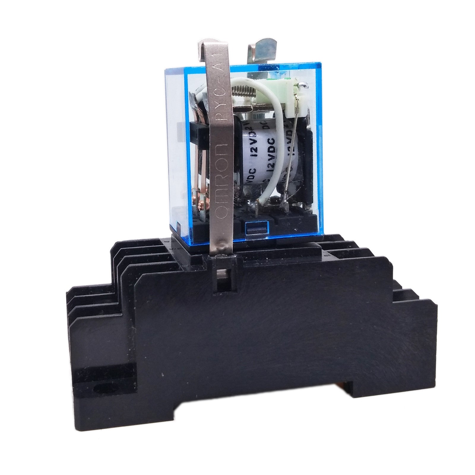 US Stock MY3N-J MY3NJ HH53PL JQX-13F 12V DC Coil Cube Relay & Socket Base