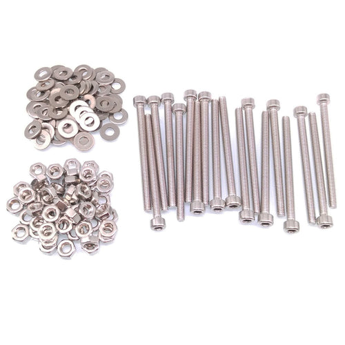 100x M3 x 45mm Socket Head Cap Screws Stainless Steel Allen Socket Nuts Washers