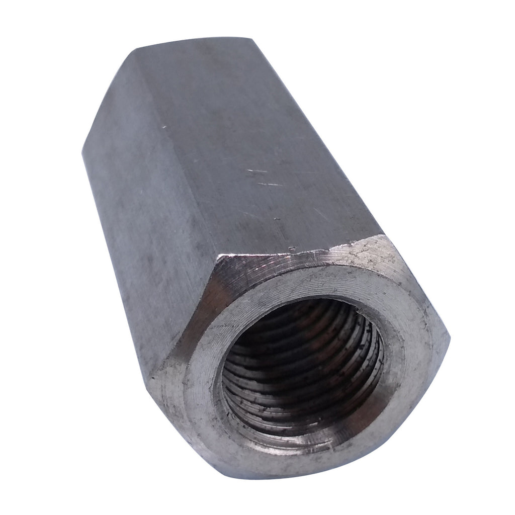 US Stock One M16 x 2 x 50mm Stainless steel Long Coupling Hex Nut Connector