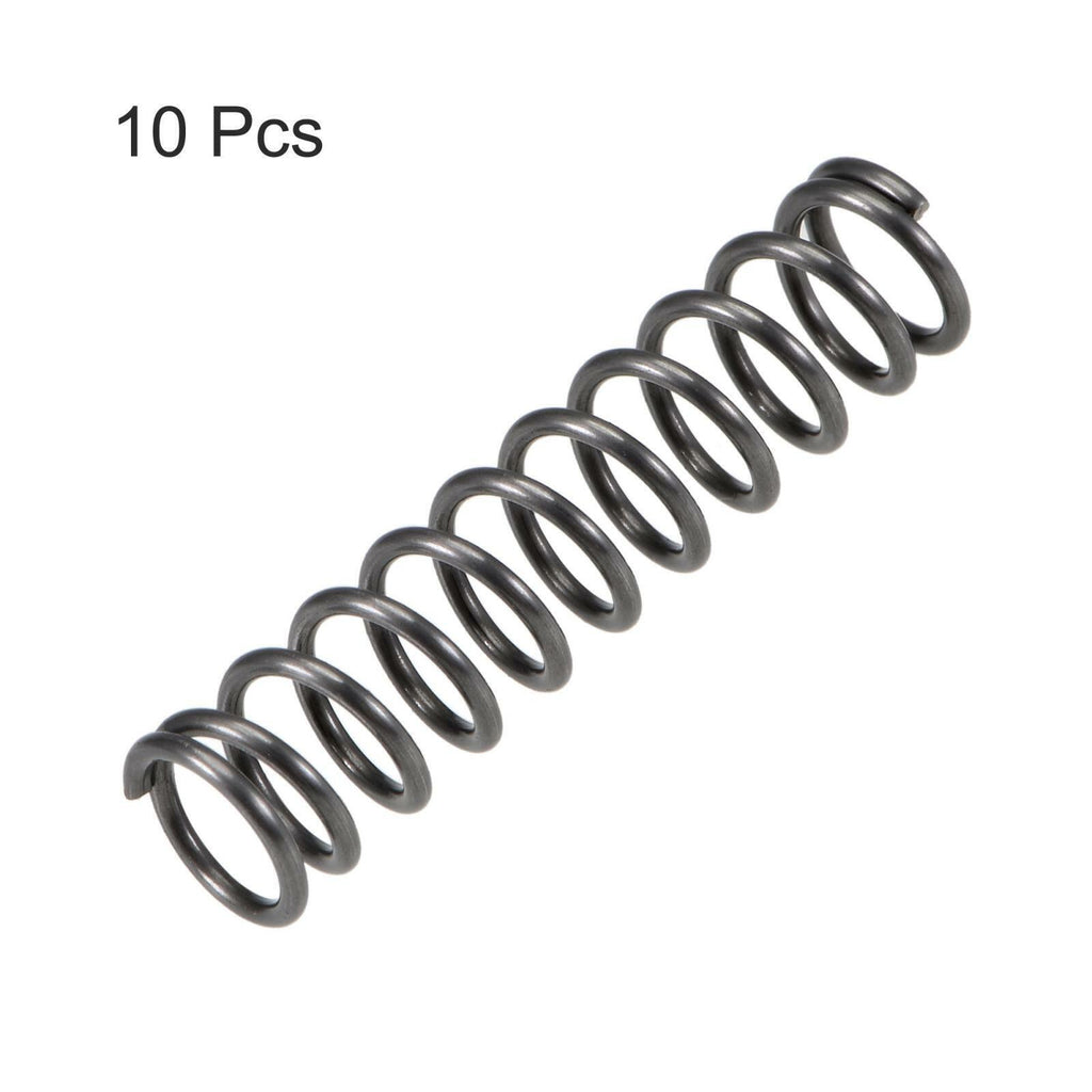 10pcs Compressed Spring,8mm OD, 1mm Wire Size,35mm Free Length,65Mn