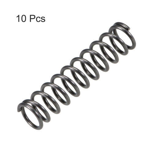 10pcs Compressed Spring,8mm OD, 1mm Wire Size,35mm Free Length,65Mn