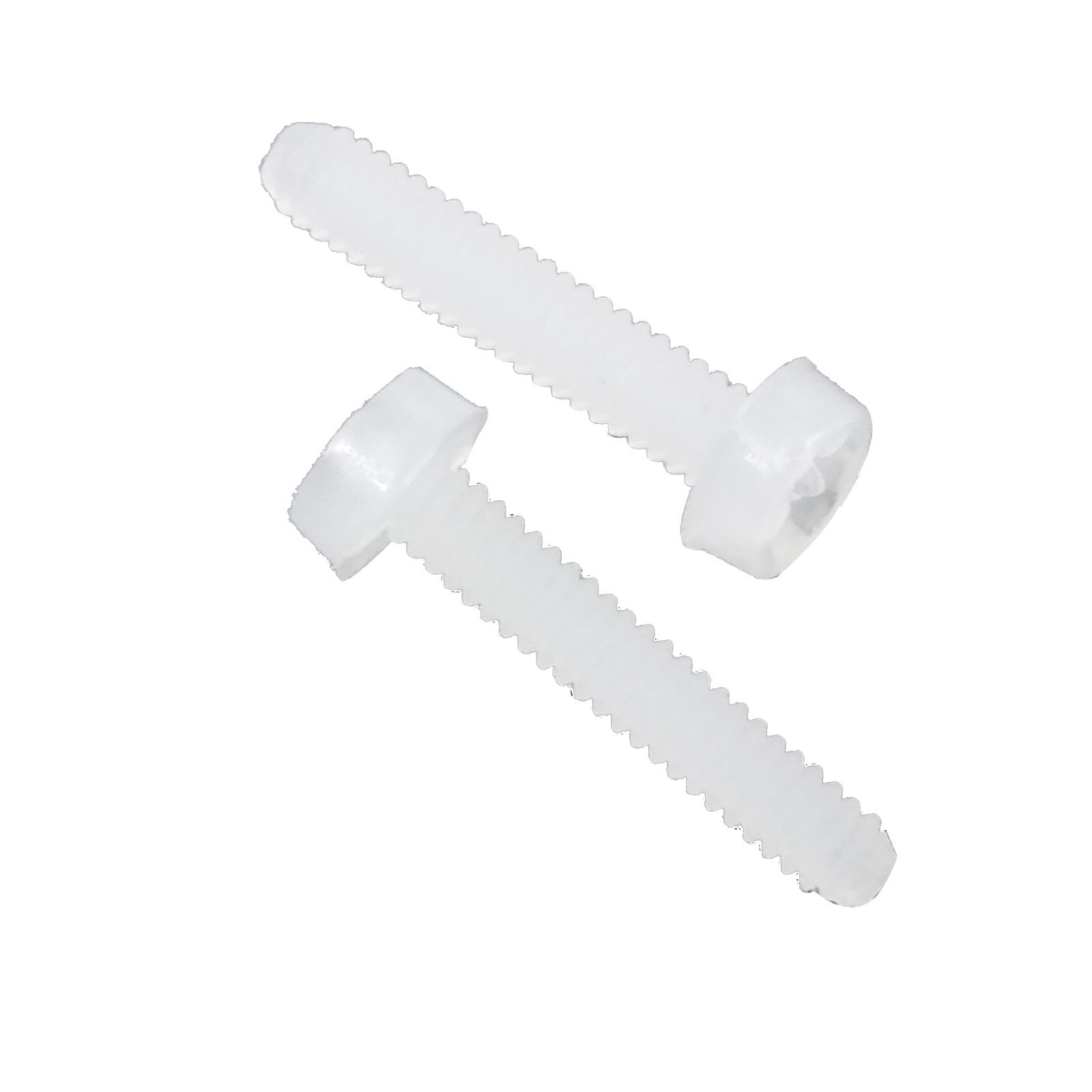 US Stock 50pcs M2 x 10mm Plastic Nylon Phillips Cross Recessed Pan Head Screws