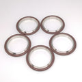 US Stock 5pcs KF-50 NW-50 Vacuum Center Ring made of SS304 with O-ring