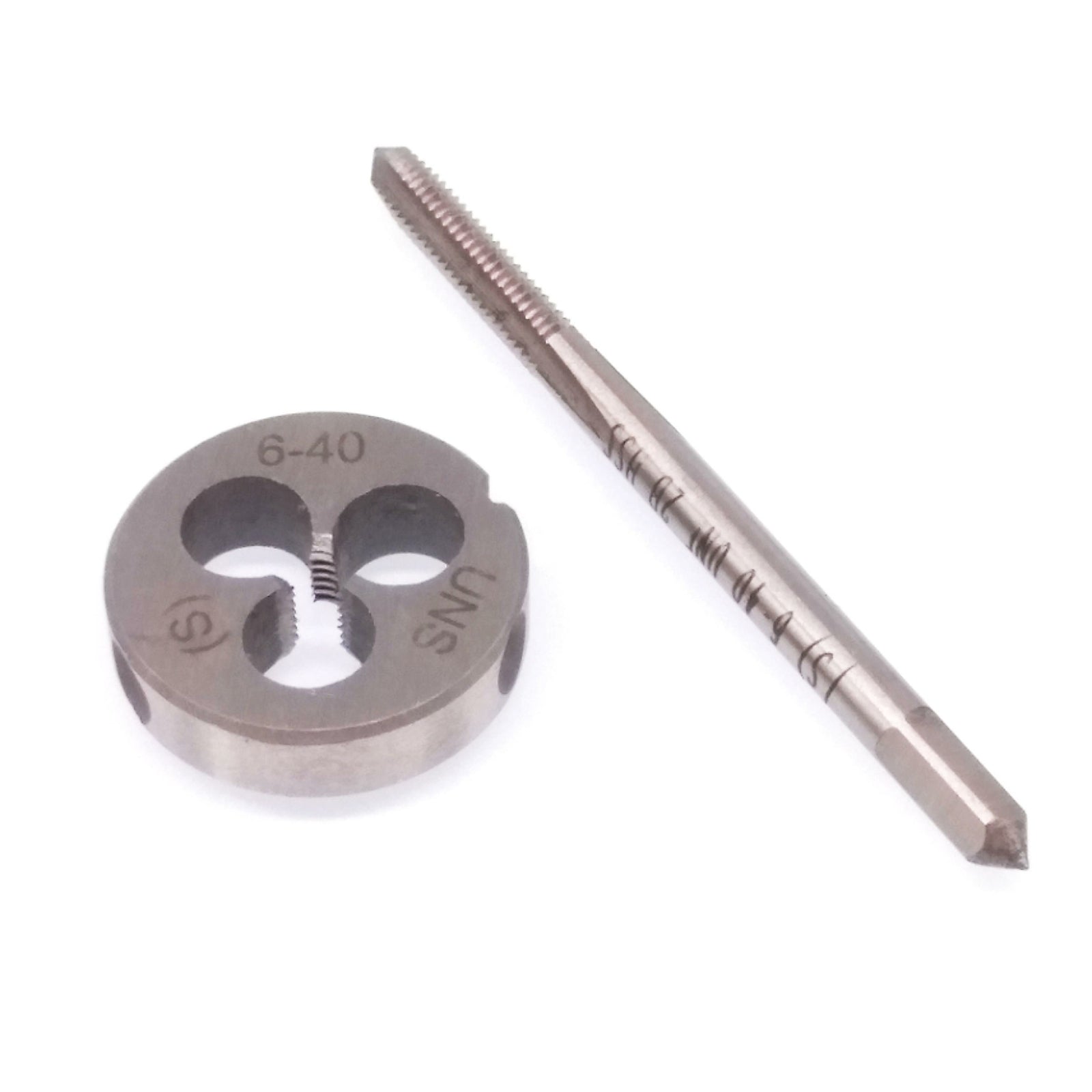 HSS 6-40 UNF Tap & 6-40 UNF Die Right Hand